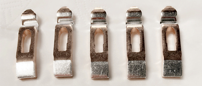 Tramvay kontrolörleri için kullanılan gümüş kontaklar