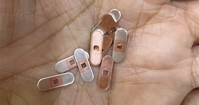 Gümüş kakma şeritle yapılan damgalamaların sevkiyatı